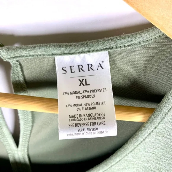 XL SERRA Romper buttery soft one piece green short-sleeve/pockets casual/lounge - Picture 2 of 14